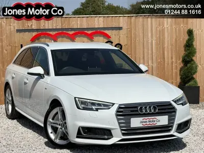 Used Audi A4 S-Line 252 HP (185 kW) 2017 White Estate