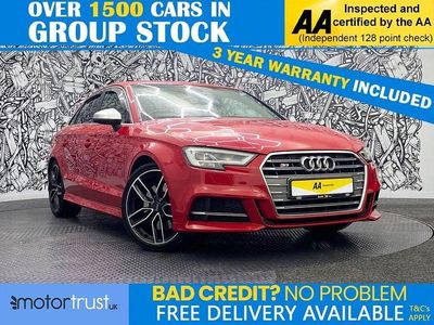 Used Audi S3 Comfort 310 HP (228 kW) 2017 Red Sedan