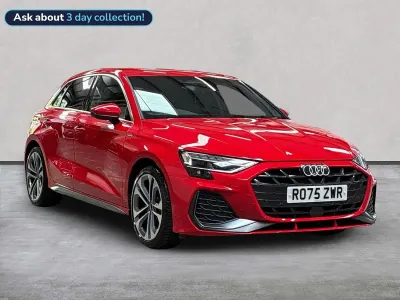 Used Audi A3 Sportback S-Line 150 HP (110 kW) 2025 Red Hatchback