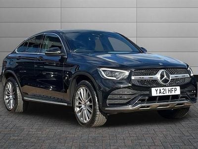 Begagnad Mercedes GLC300 AMG Line Premium 306 HK (225 kW) 2021 Svart Sportkupé