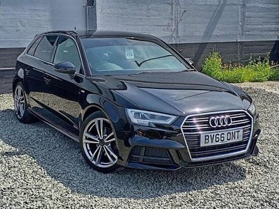Black Used 2016 Audi A3 Sportback S-Line Hatchback | £7,995 (Fair price)