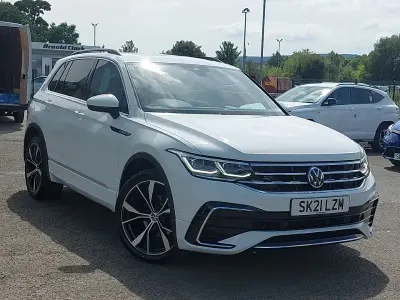 Used VW Tiguan R-line 150 HP (110 kW) 2021 White SUV
