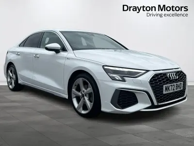 Used Audi A3 S-Line 110 HP (80 kW) 2022 White Sedan
