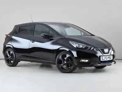 Begagnad Nissan Micra S 92 HK (67 kW) 2022 Svart Halvkombi