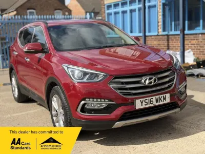 Used Hyundai Santa Fe Premium 2016 Red SUV