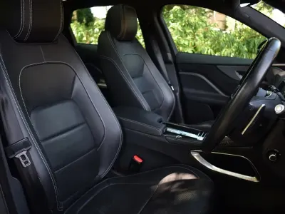 Used Jaguar F-Pace Chequered Flag 2020 Eiger grey metallic with ebony perforated hide SUV