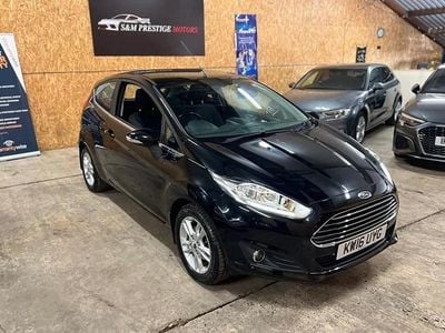 Used Ford Fiesta Zetec 2016 Black Hatchback