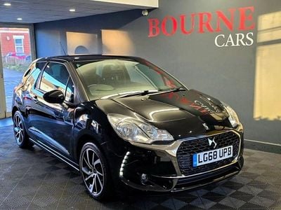 Black Used 2018 DS Automobiles DS3 Connected Chic Hatchback | £9,495 (Fair price)