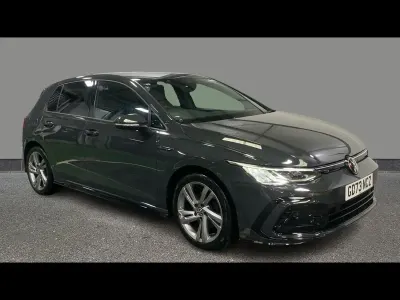 Begagnad VW Golf VIII R-line 2024 Grå Halvkombi