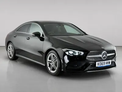 Used Mercedes CLA220 AMG line 2020 Black Sedan
