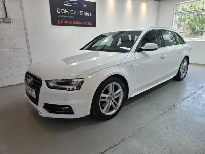 Used Audi A4 S-Line 170 HP (125 kW) 2015 White Estate