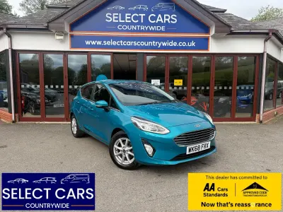 Used Ford Fiesta Zetec 85 HP (62 kW) 2018 Blue Hatchback