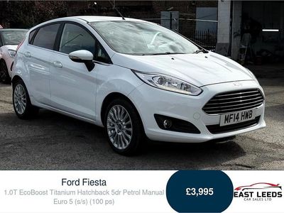 Used Ford Fiesta Titanium 100 HP (73 kW) 2014 White Hatchback