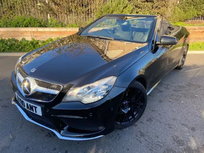 Used Mercedes E350 AMG 2014 Black Cabriolet