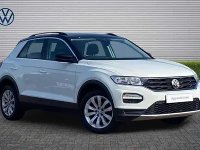 Used VW T-Roc SE 115 HP (84 kW) 2019 White SUV
