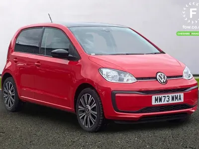 Used VW up! Black Edition 65 HP (47 kW) 2023 Red Hatchback