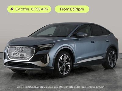 Used Audi Q4 Sportback e-tron S-Line 219 kW (299 HP) 2022 Blue SUV