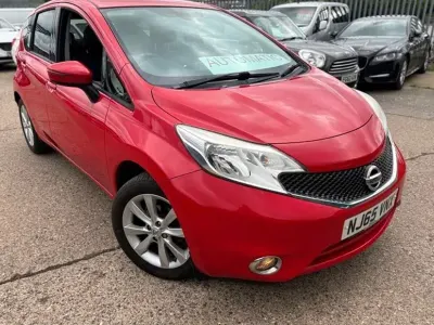 Używany Nissan Note S 98 KM (72 kW) 2015 Czerwony Hatchback