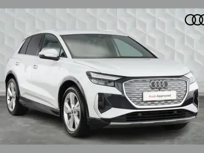 Used Audi Q4 e-tron S-Line 150 kW (204 HP) 2025 White SUV