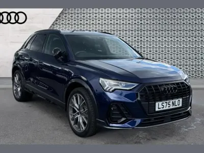 Used Audi Q3 Black Edition 150 HP (110 kW) 2025 Blue SUV