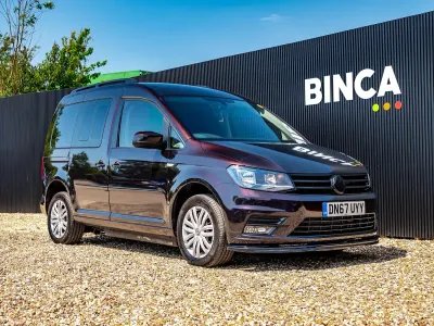 Used VW Caddy S 125 HP (91 kW) 2018 Purple MPV