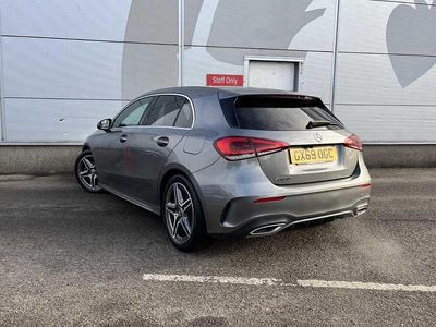 Used Mercedes A180 AMG line 134 HP (98 kW) 2019 Grey Hatchback