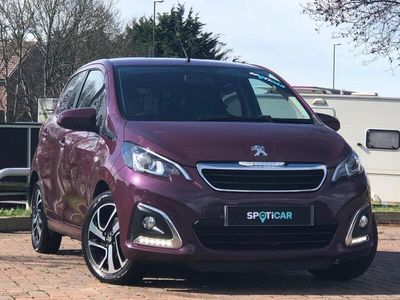 used Peugeot 108 1.2 PURETECH ALLURE EURO 6 5DR PETROL FROM 2017 FROM WORTHING (BN12 6PB) | SPOTICAR