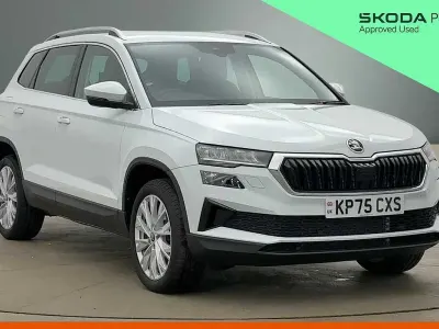 Używany Skoda Karoq SE L 150 KM (110 kW) 2025 Biały SUV
