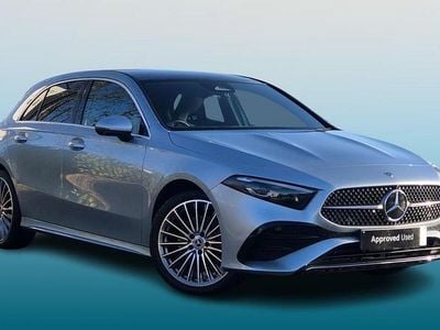 Metallic paint hightech silver Used 2024 Mercedes A250 AMG Line Premium Plus Hatchback | £27,995 (Expensive)