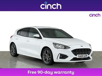 White Used 2020 Ford Focus ST-Line Hatchback | £9,899 (Fair price)