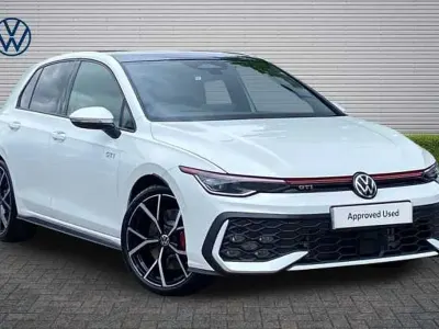 New VW Golf VIII GTI 265 HP (194 kW) 2026 White Hatchback