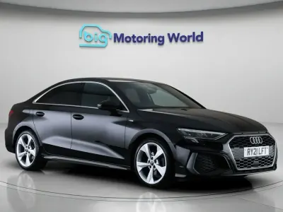 Used Audi A3 S-Line 2021 Black Sedan