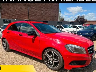 Used Mercedes A200 AMG 136 HP (100 kW) 2014 Red Hatchback
