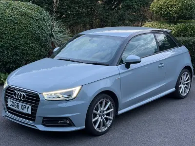 Used Audi A1 S-Line 125 HP (91 kW) 2018 Grey Hatchback