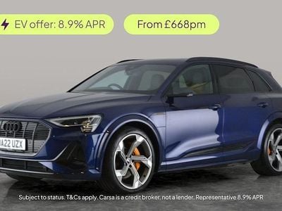 Blue Used 2022 Audi e-tron Comfort SUV | £36,800 (Fair price)