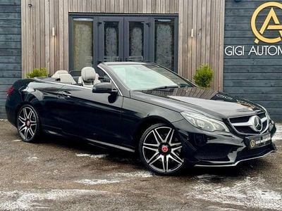 Black Used 2015 Mercedes E400 AMG line Cabriolet | £14,495