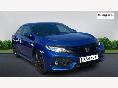 Used Honda Civic Sport 2019 Blue Hatchback