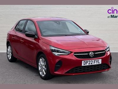 Used Vauxhall Corsa Design Edition 73 HP (53 kW) 2022 Red Hatchback