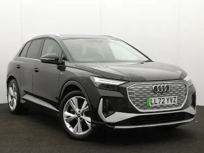 Used Audi Q4 e-tron S-Line 125 kW (170 HP) 2022 Black SUV
