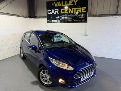 Used Ford Fiesta Zetec 2014 Blue Hatchback