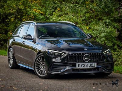Black Used 2023 Mercedes C220 AMG Line Premium Estate | £31,500 (Expensive)