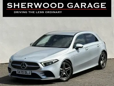 Used Mercedes A200 AMG line 163 HP (119 kW) 2020 Silver Hatchback