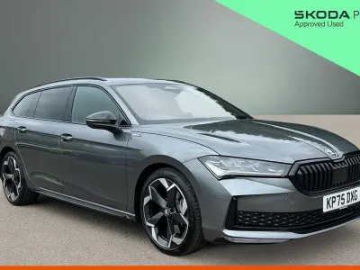 Used Skoda Superb SportLine 265 HP (194 kW) 2025 Graphite grey metallic Estate