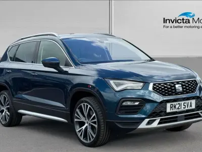 Begagnad Seat Ateca Xperience Lux 150 HK (110 kW) 2021 Blå SUV