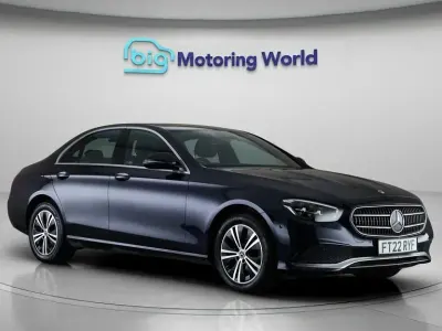 Used Mercedes E220 2022 Blue Sedan