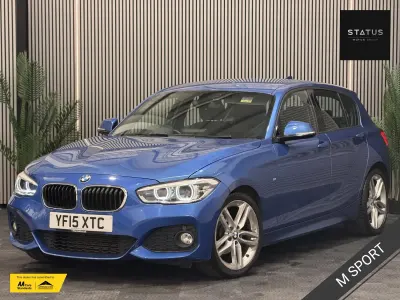 Used BMW 116 M Sport 116 HP (85 kW) 2015 Blue Hatchback