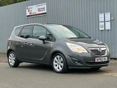 Used Vauxhall Meriva 100 HP (73 kW) 2010 Grey MPV