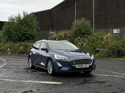 Used Ford Focus Titanium X 125 HP (91 kW) 2019 Blue Estate