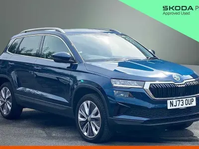 Used Skoda Karoq SE L 116 HP (85 kW) 2023 Blue SUV