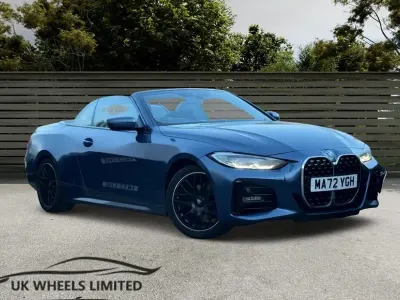 Used BMW 420 M Sport 181 HP (133 kW) 2022 Blue Cabriolet